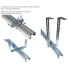 Intermediate rail support for a motor ONE