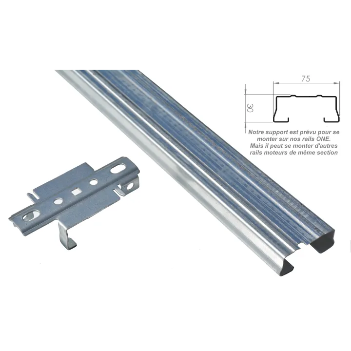 Support de rail intermédiaire pour moteur ONE