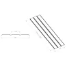 Single-wall ribbed sheet
