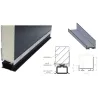 Aluminium profile Support Seal Seal EPDM