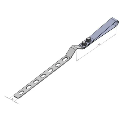 Bridging strap for rocker arm (pair)