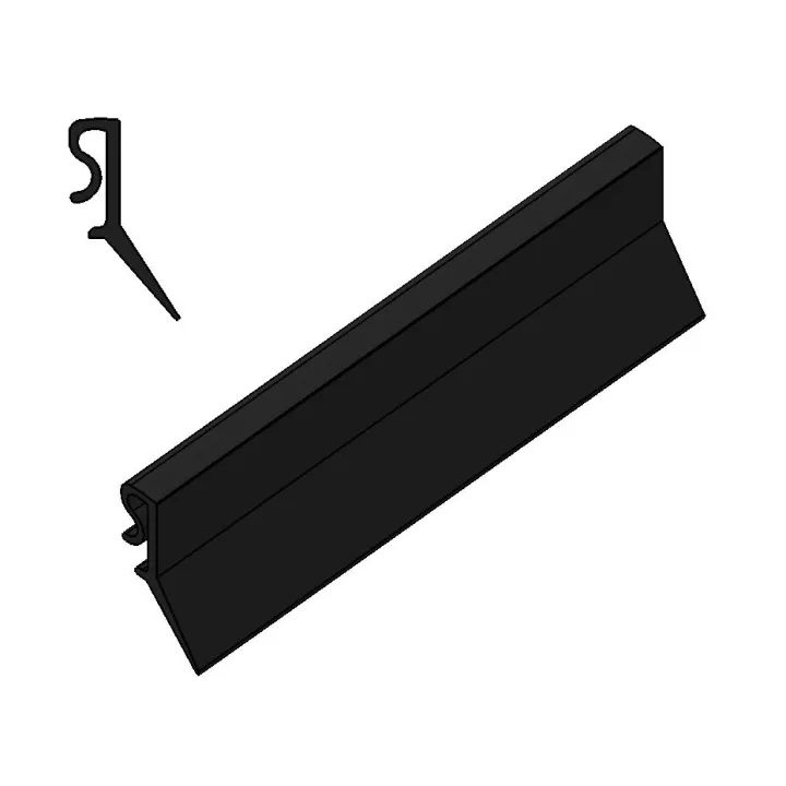 Sectional door frame seal