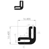 Joint d'angle (le m)