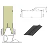 Weather Defender rubber floor seal