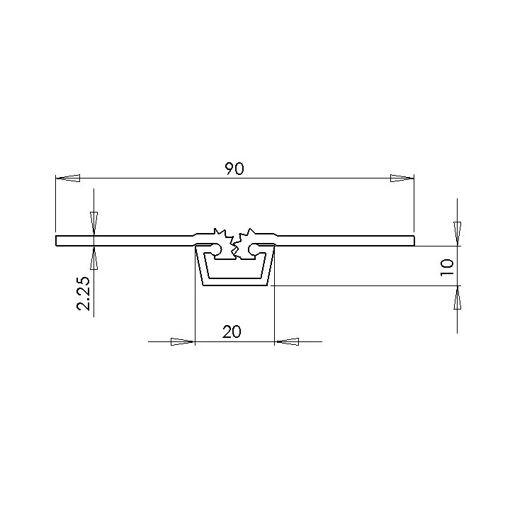 Charnière piano