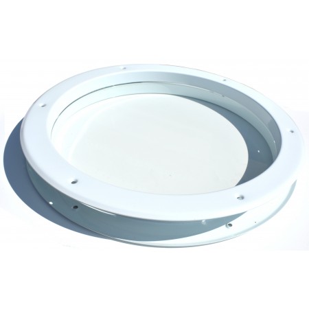 Steel porthole for door