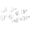 Supports Roulettes Sectionnelle du Haut avec roulettes orientables