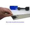 Steel profile Supporting the gasket