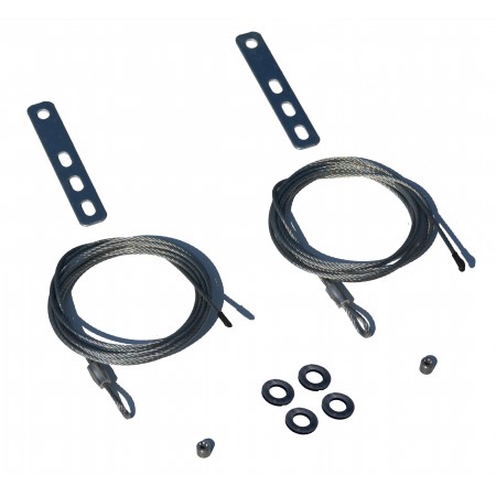 Adjustable cables for EURONORM CT up-and-over door (pair)