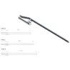 Bras reforcé de porte de garage basculante