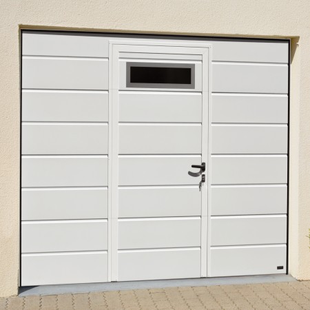 Porte de garage Sectionnelle Secura à portillon