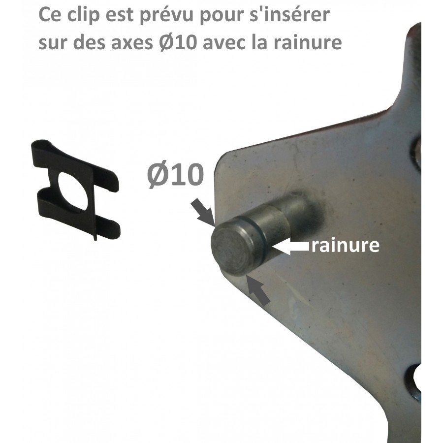 Clips de remplacement pour ouvre-porte de garage, clip de visière