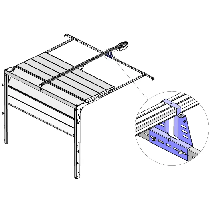 Support Moteur sur barre d'écartement