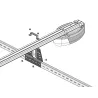 Support Moteur sur barre d'écartement