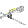 Support Moteur sur barre d'écartement