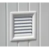 Grille d'aération porte de garage