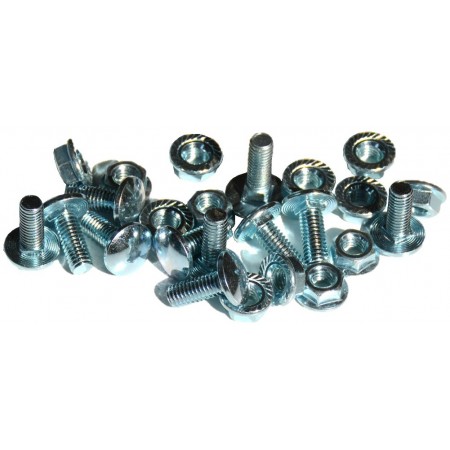 Panhead screws and nuts M6