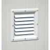 Grille d'aération porte de garage