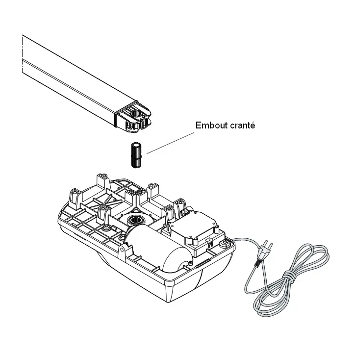 Embout cranté pour moteur PROBO 60R LIFE - PR60
