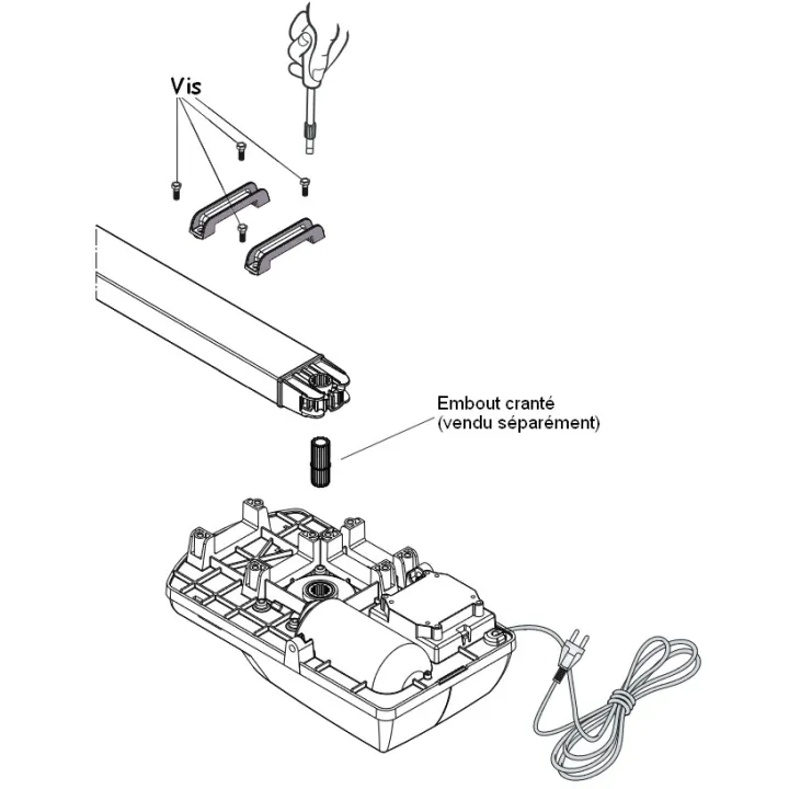 Cavaliers de fixation tête moteur PROBO 60R LIFE - PR60