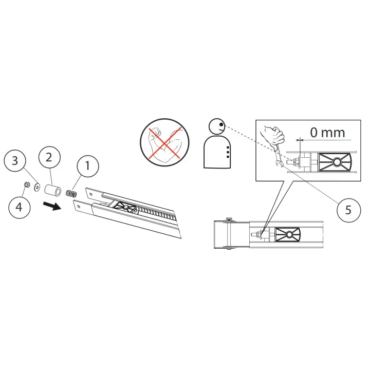 Tendeur de courroie pour moteur PROBO 60R LIFE - PR60