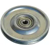 Steel Pulley Diameter 100mm Single Throat