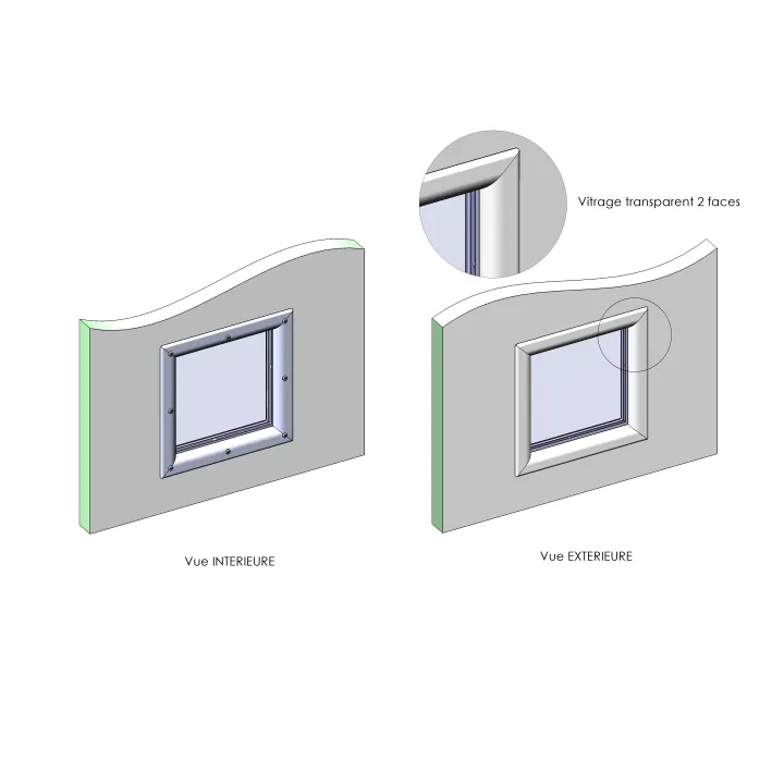 Square porthole MPM
