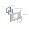Square porthole MPM