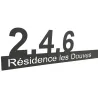 Street number plate design