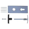 Handle kit fixed part ALU anodized