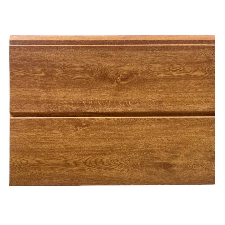 Panneau chêne doré pour porte de garage