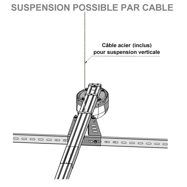 Motorhalterung auf Abstandhalter