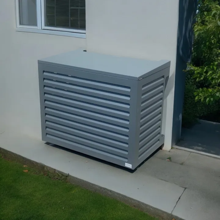 Cache clim en acier