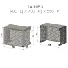 Cache clim / PAC - Décors Lines - Taille S