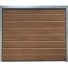 Velocia sectional door - Polygrain groove / smooth - Dark Oak - Motorized