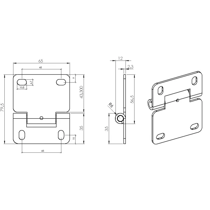 Central hinge