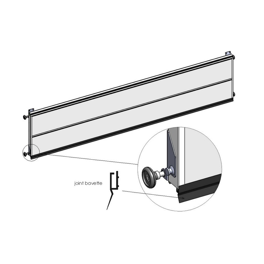 Joints de bas de porte rétractable Bohle GS-A