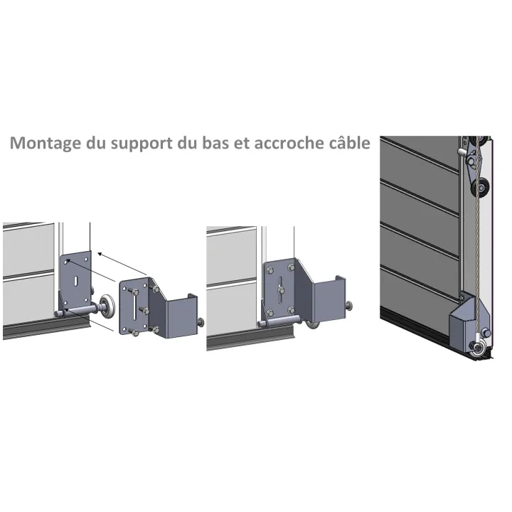 Kit de remplacement ressorts de TORSION porte isolée 40mm