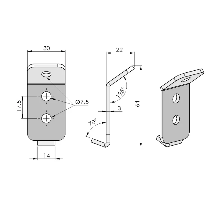 Ressort Hörmann / Tubauto fixation basse