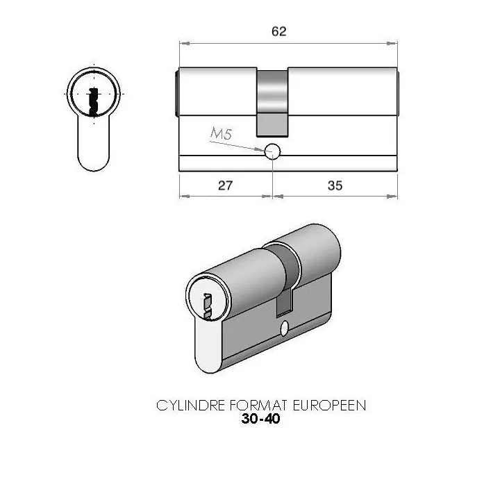 Pair of cylinders