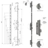 Hook 3 Point Door Lock