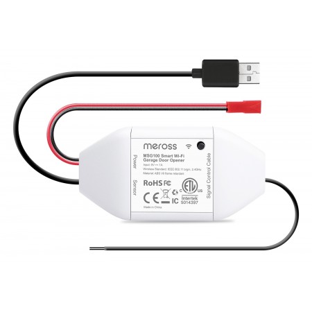 Récepteur connecté pour moteur de porte de garage (HomeKit, Alexa, Google Assistant)