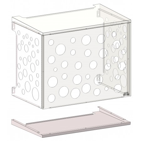 Capot inférieur - Cache clim - Blanc Ral 9010