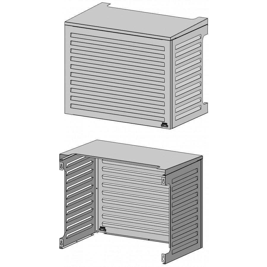 Aperçu de 5 modèles de cache climatiseur extérieur Viessmann