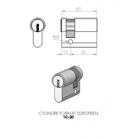 Lock cylinders and half-cylinders