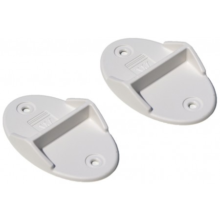 Surface-mounted handle for sectional door (pair)