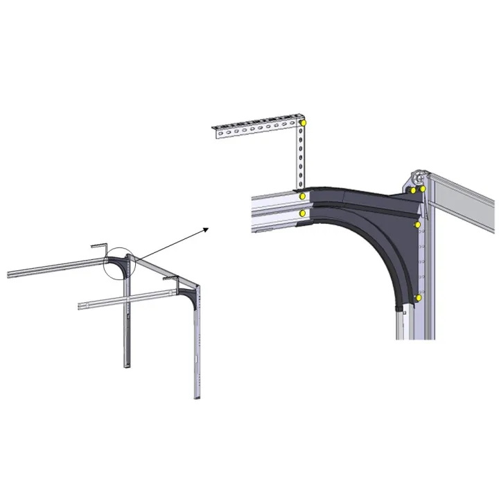 Courbes ABS pour sectionnelle (la paire)