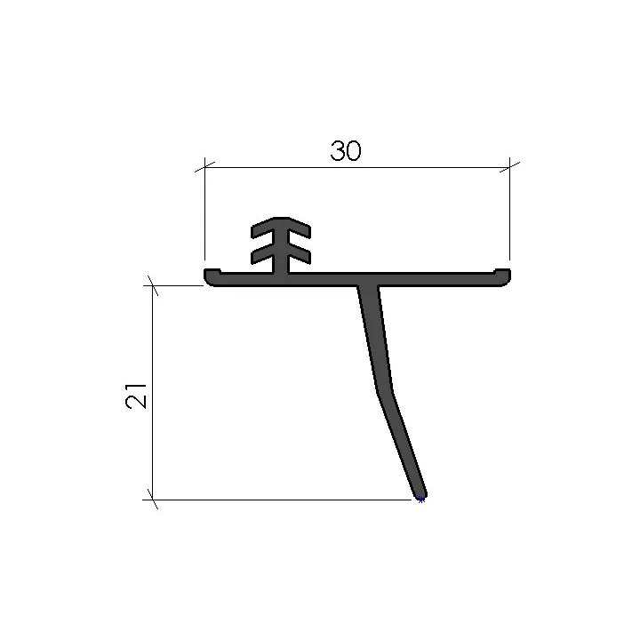 Gelenk Bavette 25 mm Schwingtür