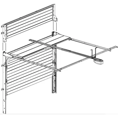 Réhausse porte sectionnelle