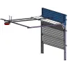 Sectional door extension